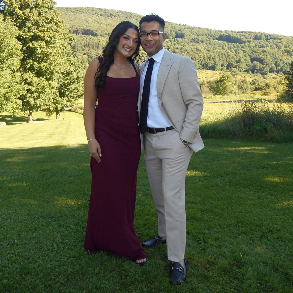 Azazie Agustina Bridesmaids Dress in Cabernet